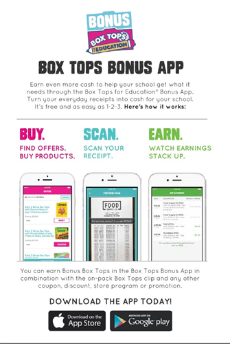 BoxTops App flyer